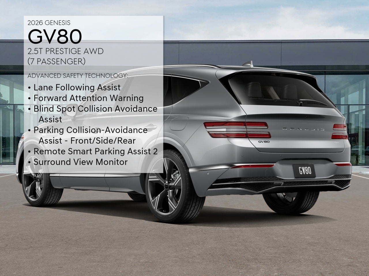 2026 Genesis GV80 2.5T PRESTIGE