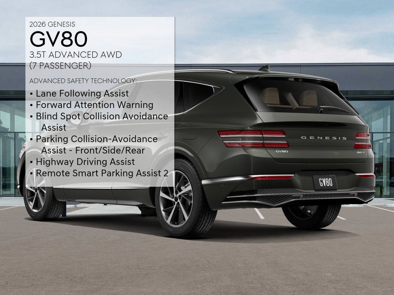 2026 Genesis GV80 3.5T ADVANCED