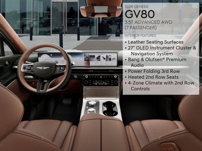 2026 Genesis GV80 3.5T Advanced