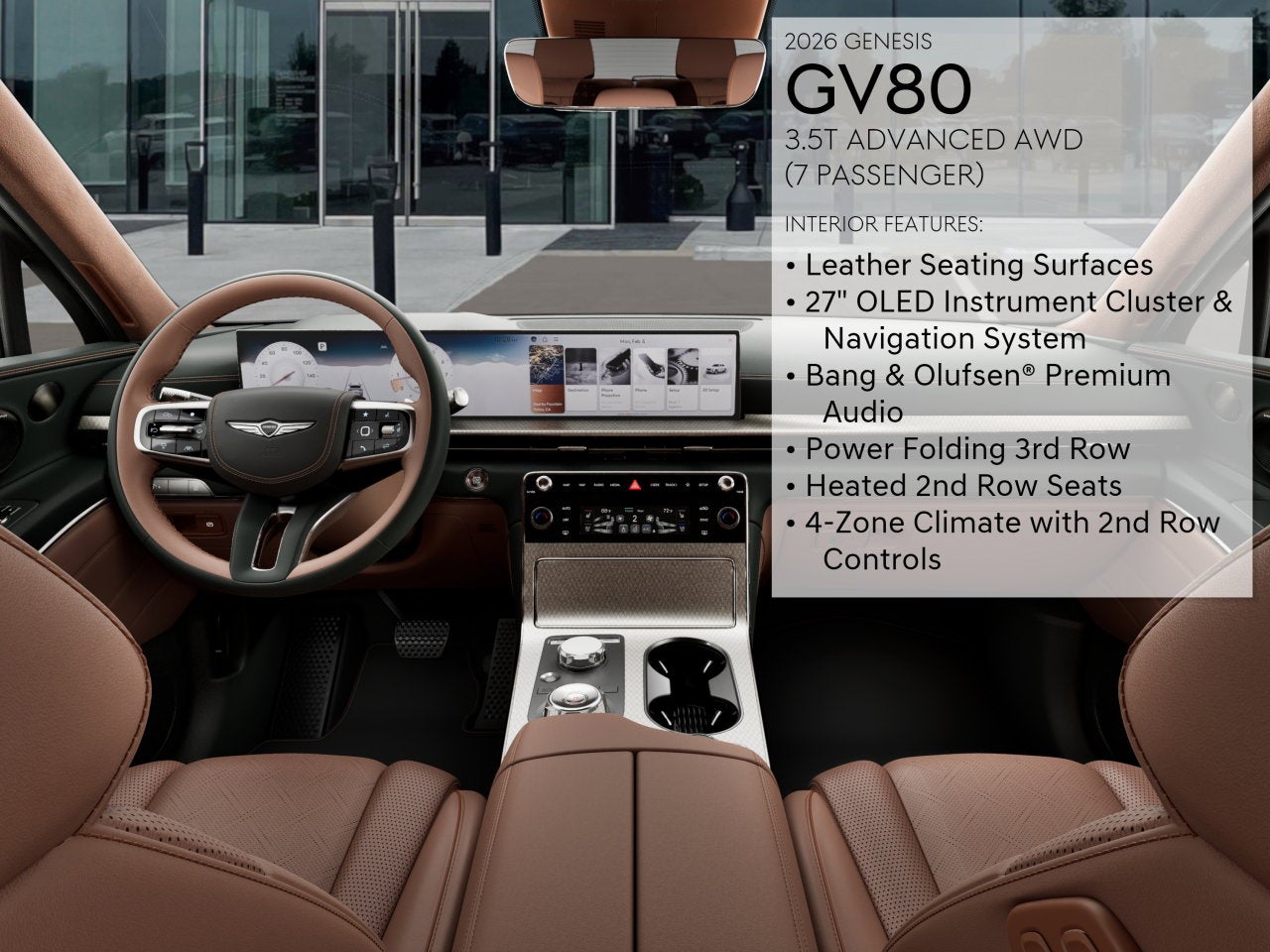 2026 Genesis GV80 3.5T Advanced