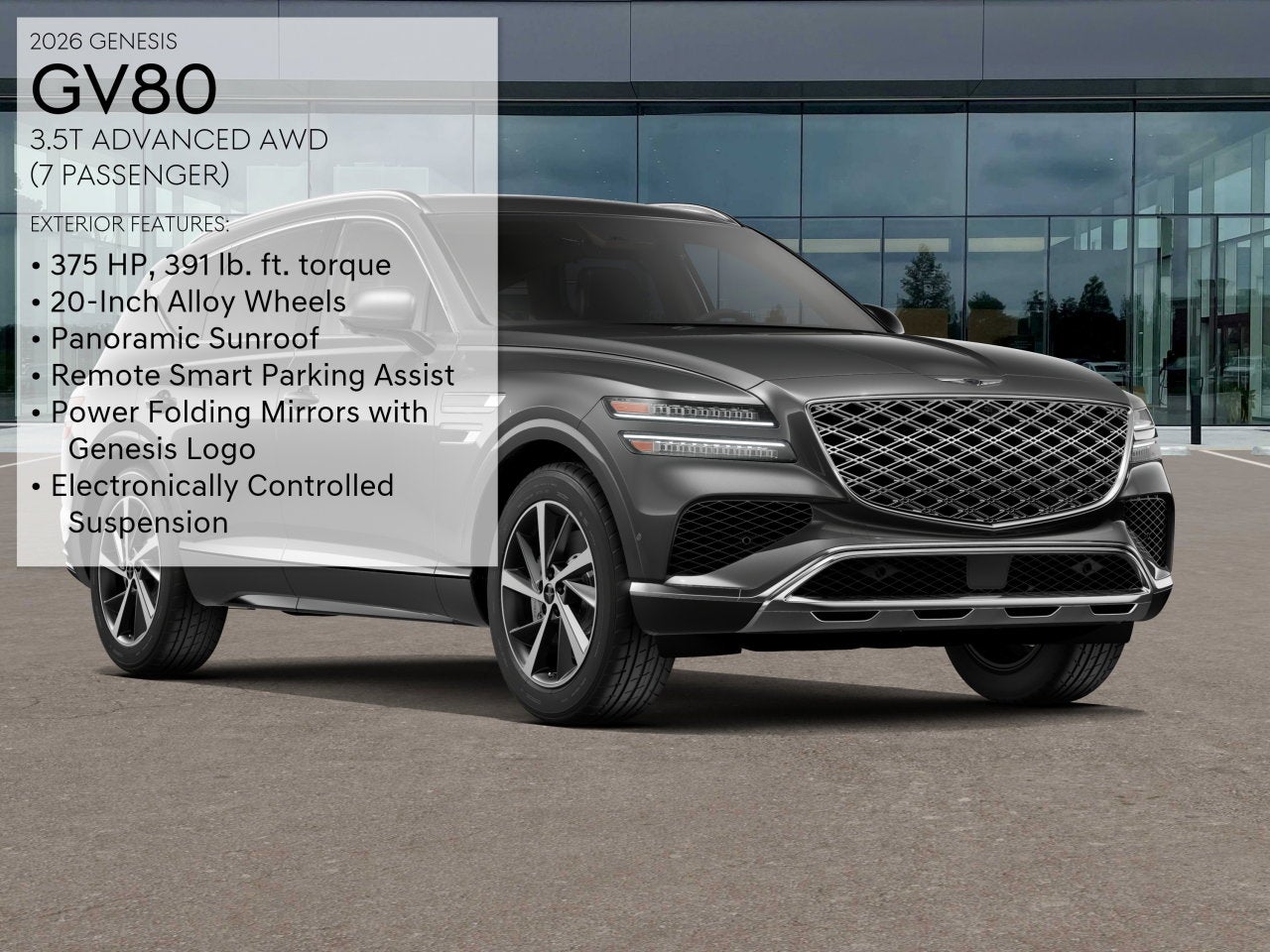 2026 Genesis GV80 3.5T Advanced