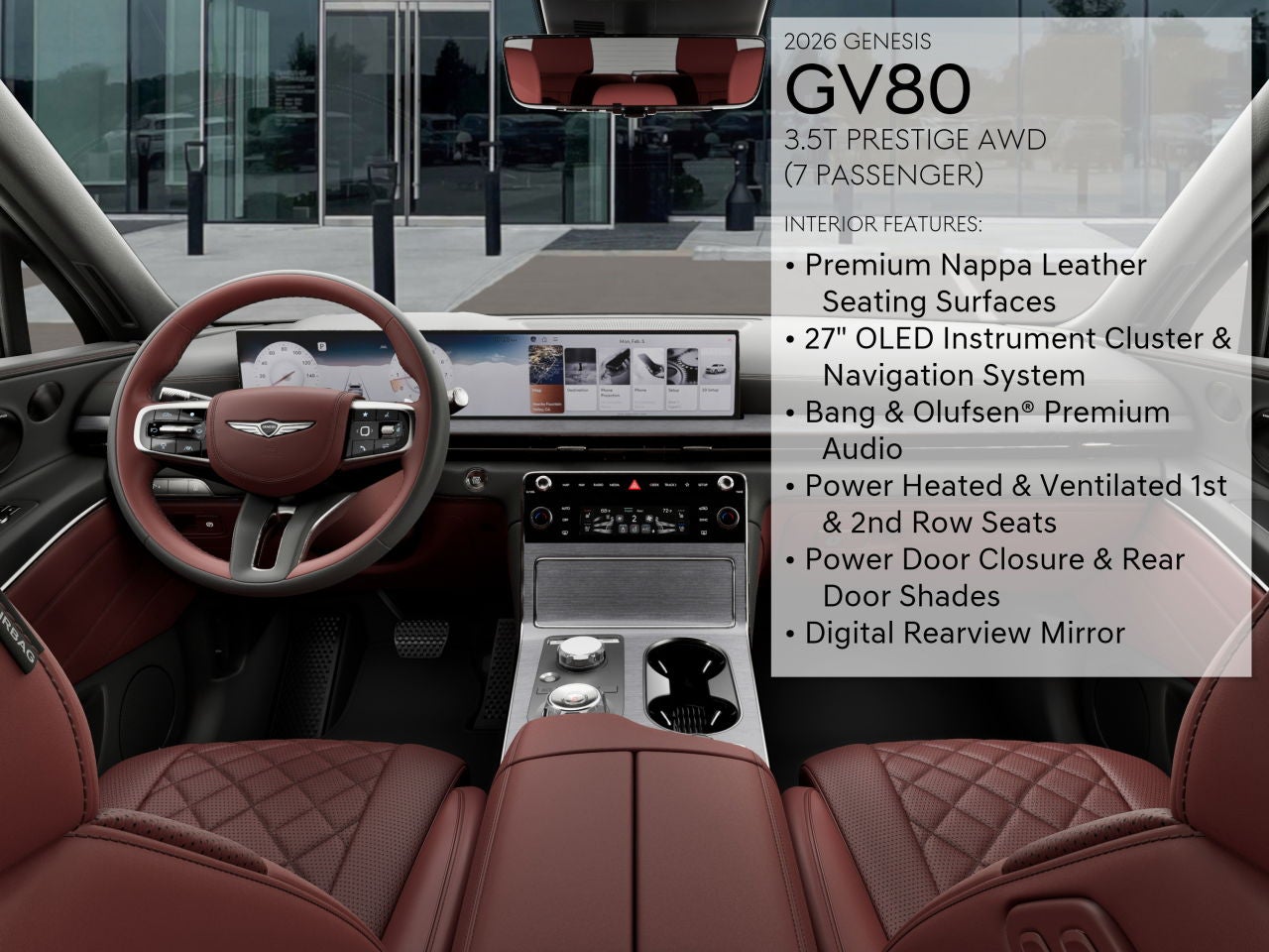 2026 Genesis GV80 3.5T PRESTIGE