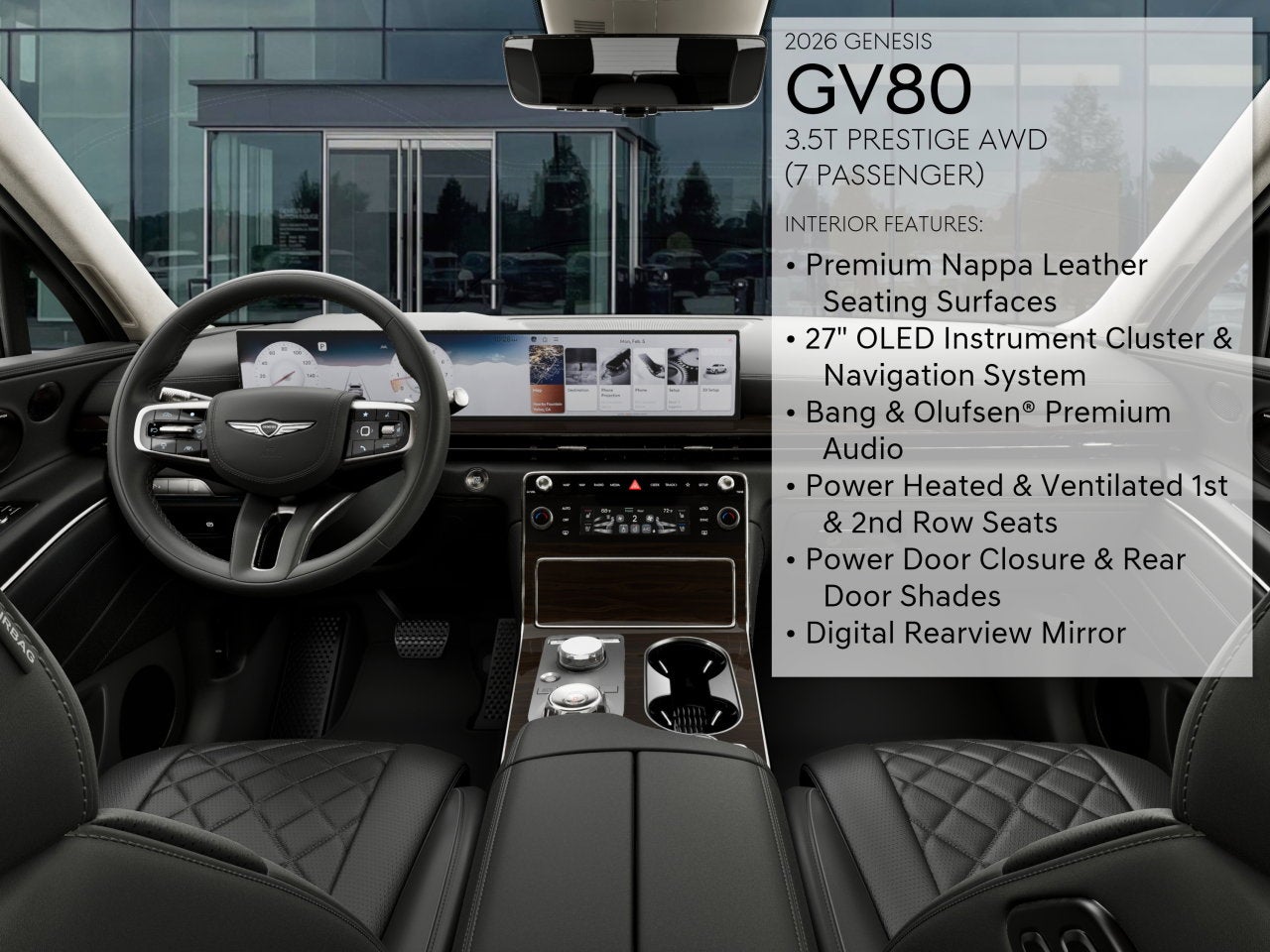 2026 Genesis GV80 3.5T PRESTIGE