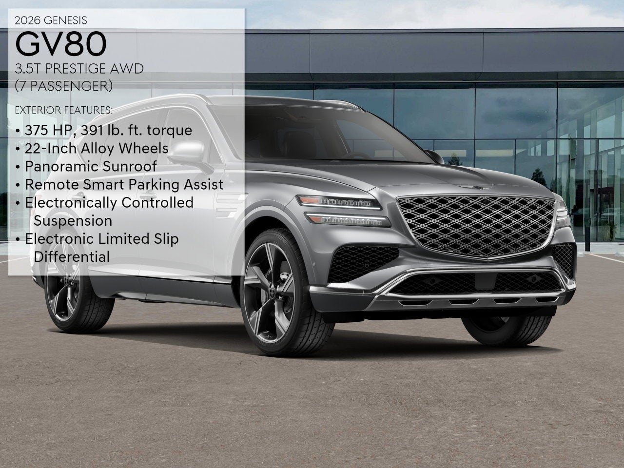 2026 Genesis GV80 3.5T PRESTIGE