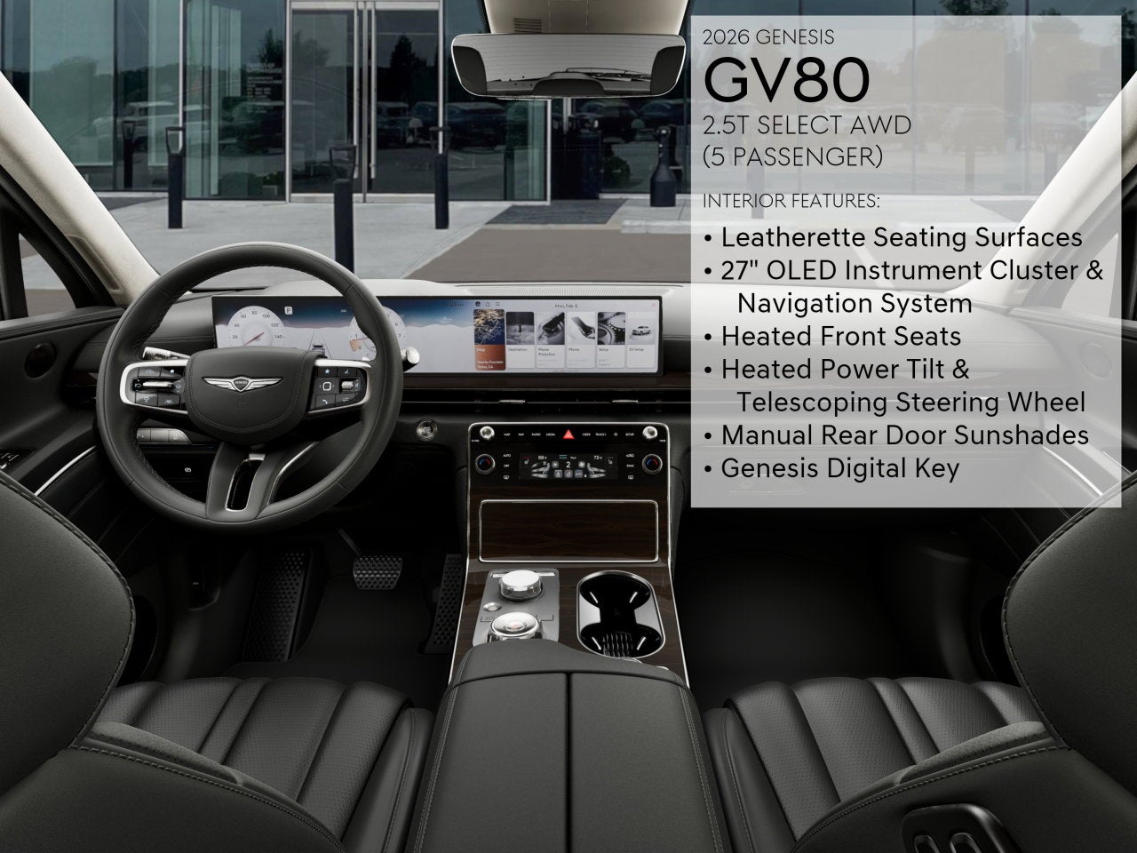 2026 Genesis GV80 2.5T SELECT