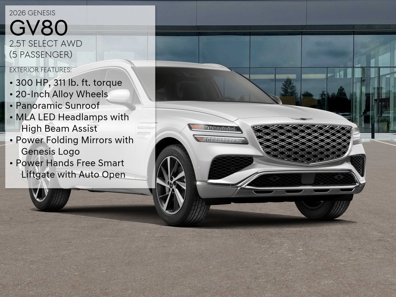 2026 Genesis GV80 2.5T SELECT