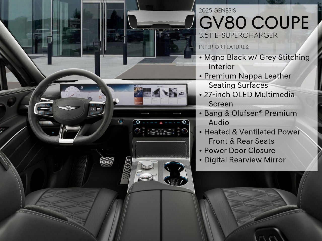 2025 Genesis GV80 Coupe 3.5T E-SC MHEV