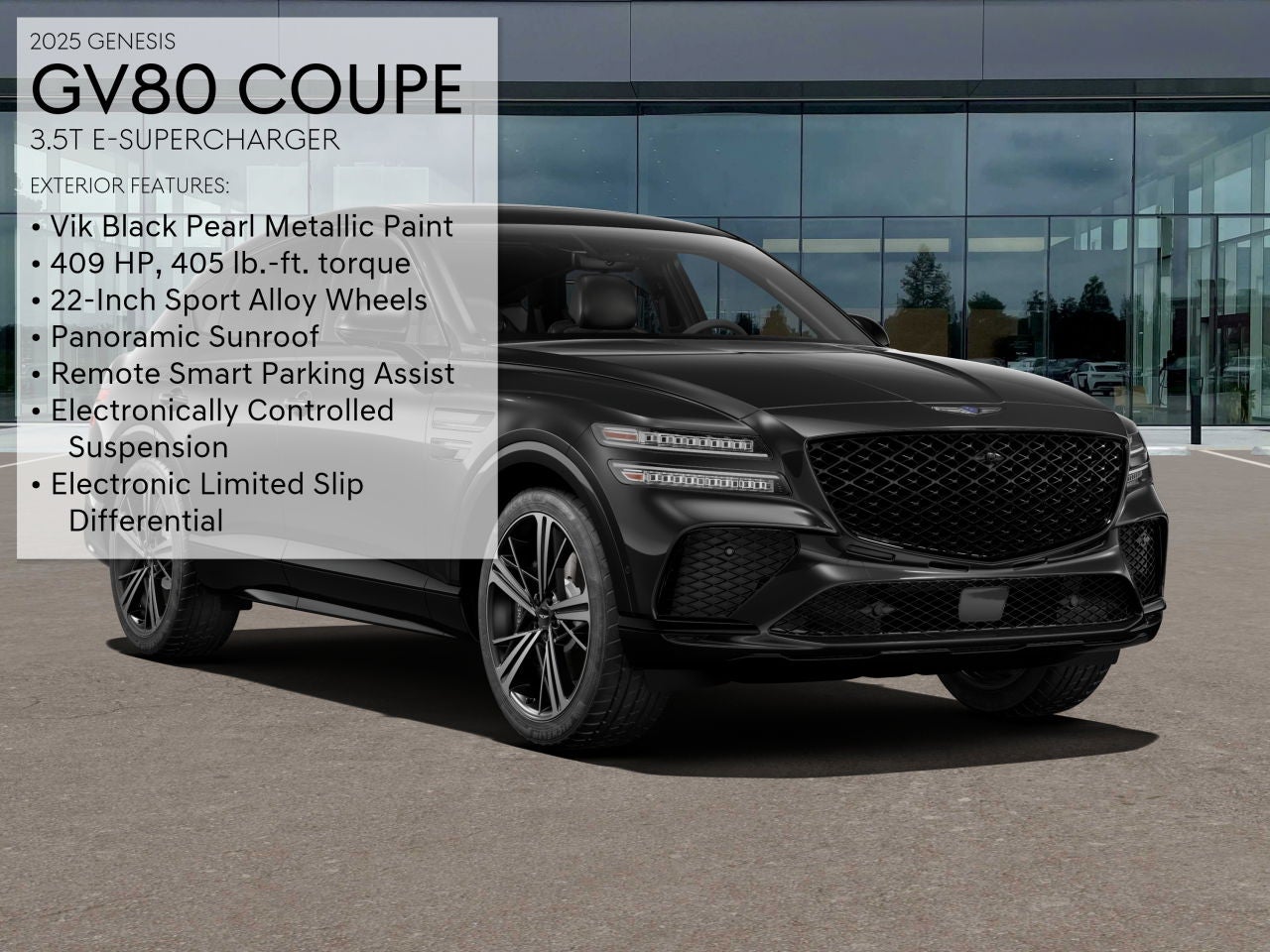 2025 Genesis GV80 Coupe 3.5T E-SC MHEV