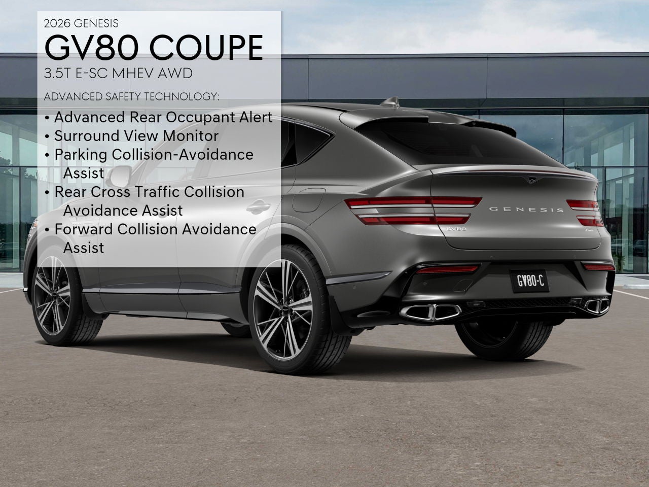 2026 Genesis GV80 Coupe 3.5T E-SC MHEV