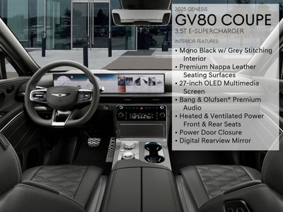 2025 Genesis GV80 Coupe 3.5T E-SC MHEV
