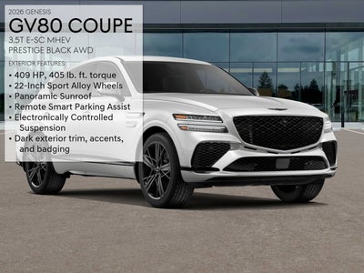 2026 Genesis GV80 Coupe 3.5T E-SC MHEV PRESTIGE BLACK