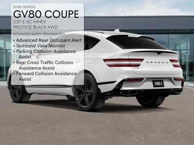2026 Genesis GV80 Coupe 3.5T E-SC MHEV PRESTIGE BLACK