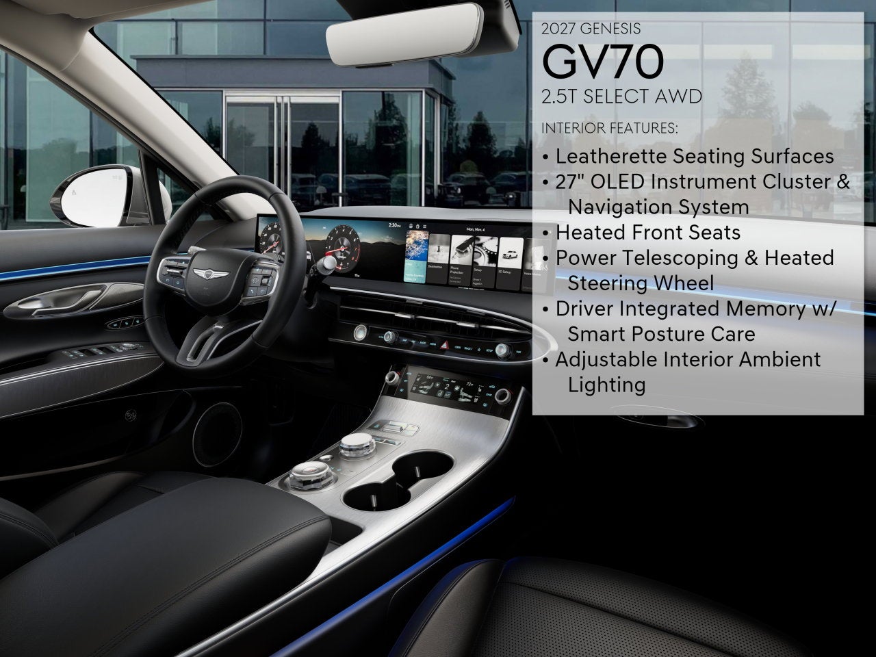 2027 Genesis GV70 2.5T SELECT