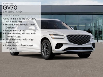 2027 Genesis GV70 2.5T SELECT