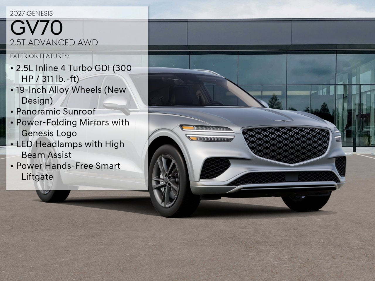2027 Genesis GV70 2.5T ADVANCED