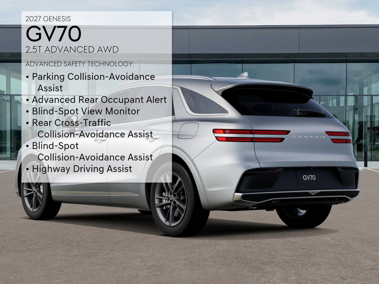 2027 Genesis GV70 2.5T ADVANCED