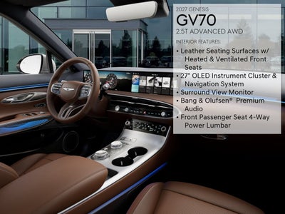 2027 Genesis GV70 2.5T ADVANCED