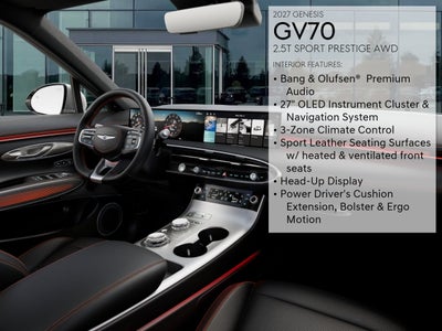 2027 Genesis GV70 2.5T SPORT PRESTIGE