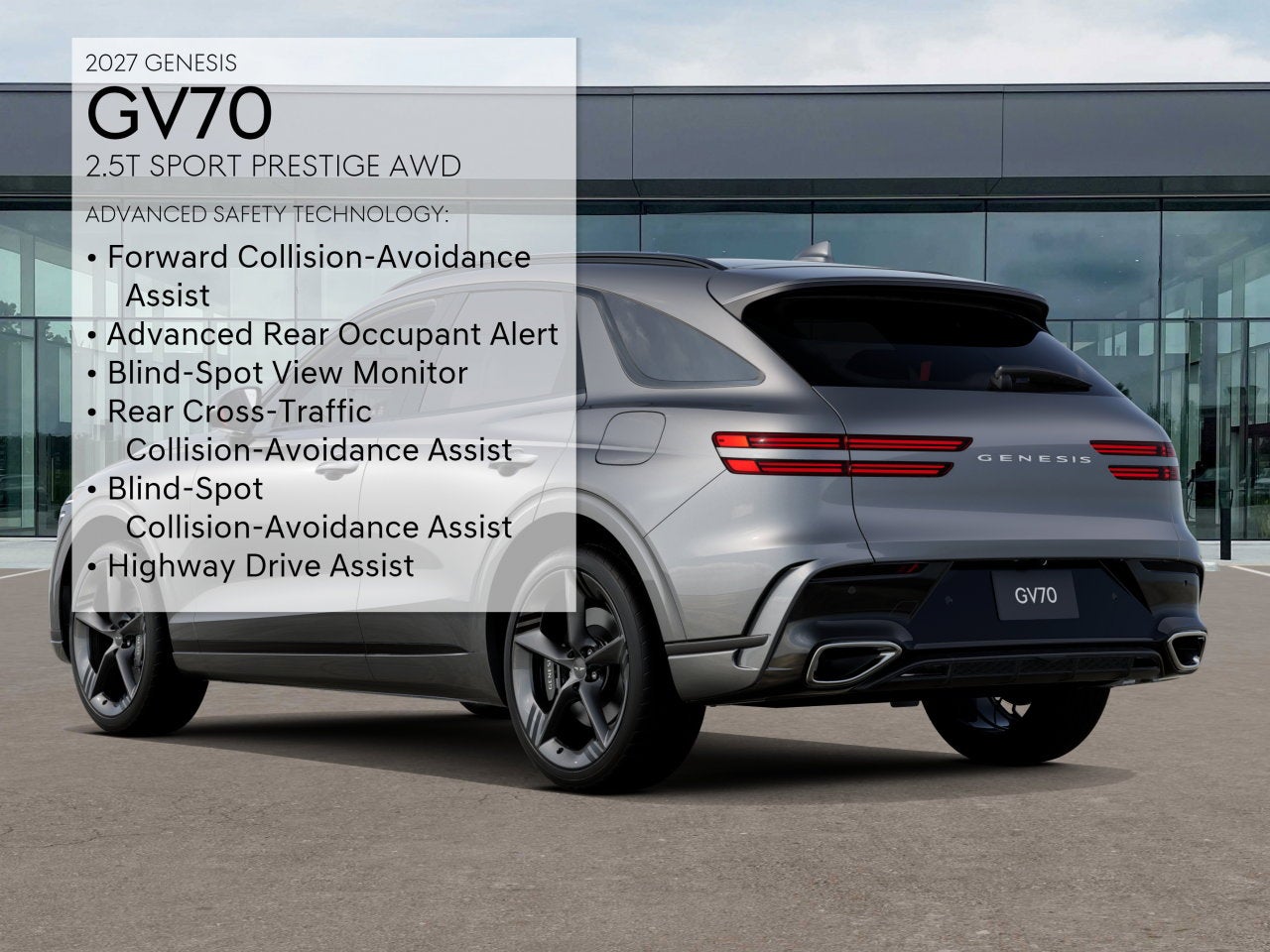 2027 Genesis GV70 2.5T SPORT PRESTIGE