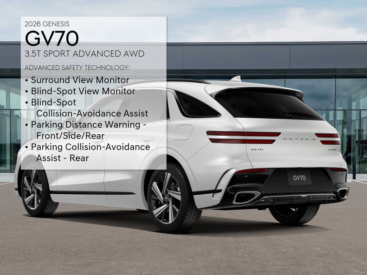 2026 Genesis GV70 3.5T SPORT ADVANCED