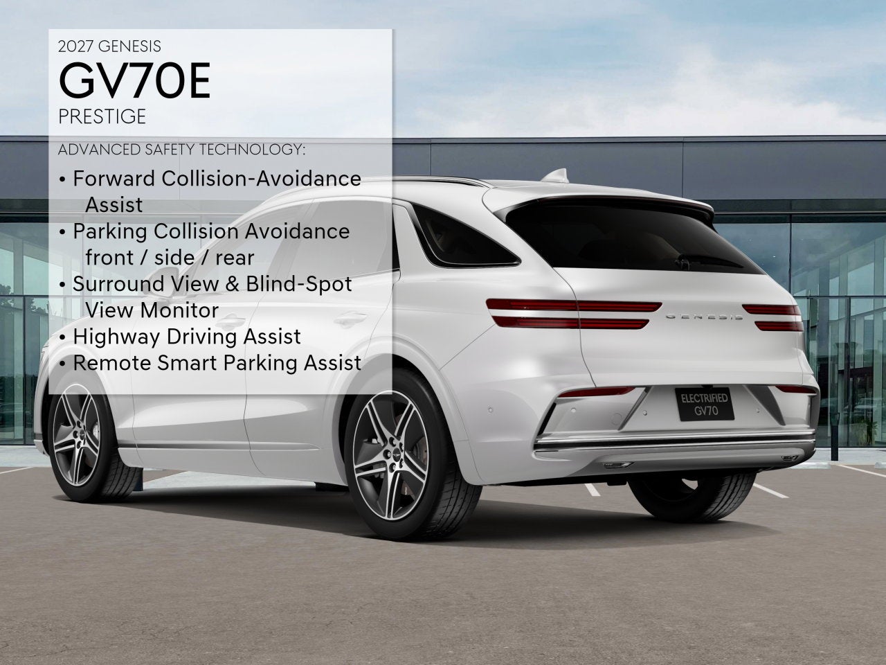 2027 Genesis Electrified GV70 PRESTIGE