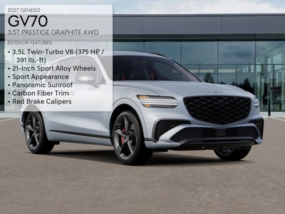 2027 Genesis GV70 3.5T Prestige Graphite
