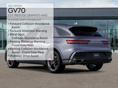 2027 Genesis GV70 3.5T PRESTIGE GRAPHITE